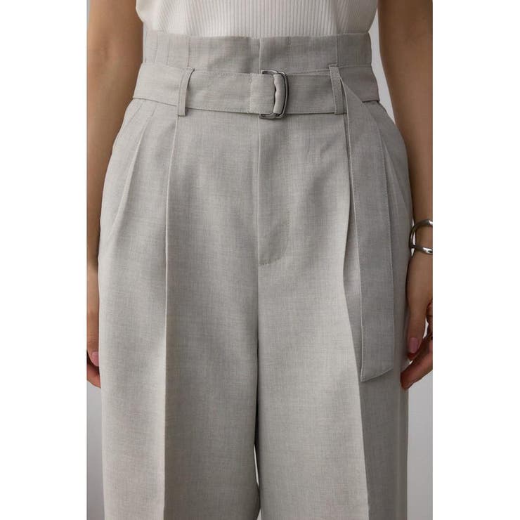 イージーケアリネンライクベルトワイドパンツ | AZUL BY MOUSSY | 詳細画像30 