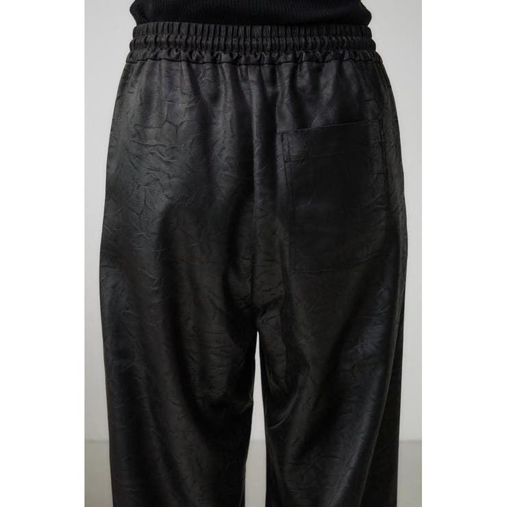 レザーライクリラックスワイドパンツ | AZUL BY MOUSSY | 詳細画像9 