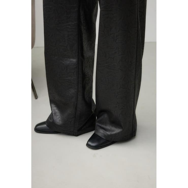 レザーライクリラックスワイドパンツ | AZUL BY MOUSSY | 詳細画像12 