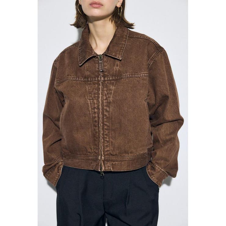 AZUL DENIM ダブルジップブルゾン | AZUL BY MOUSSY | 詳細画像2 