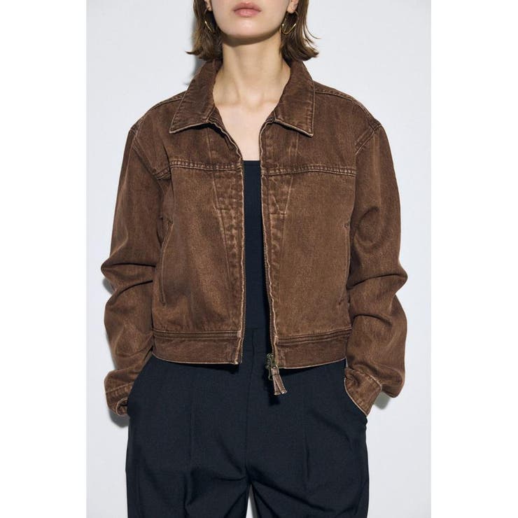 AZUL DENIM ダブルジップブルゾン | AZUL BY MOUSSY | 詳細画像3 