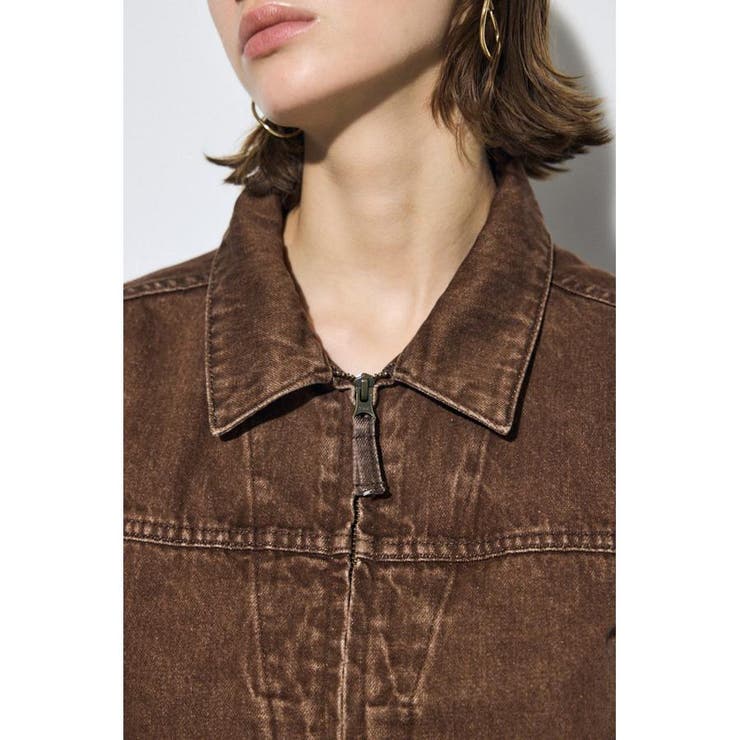 AZUL DENIM ダブルジップブルゾン | AZUL BY MOUSSY | 詳細画像7 