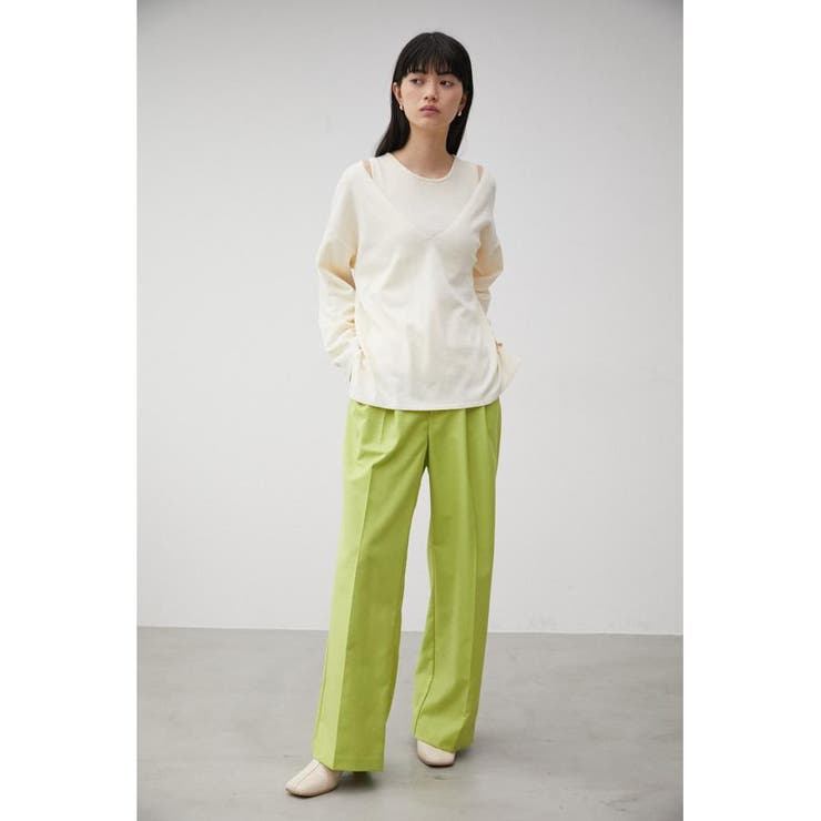 FRONT DARTS HIGH WAIST PANTS | AZUL BY MOUSSY | 詳細画像24 