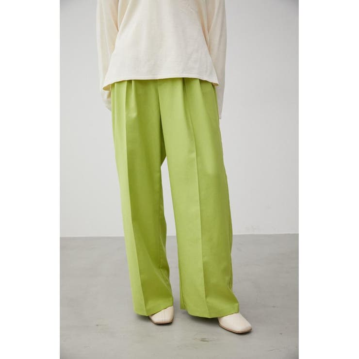 LIME | FRONT DARTS HIGH WAIST PANTS | AZUL BY MOUSSY