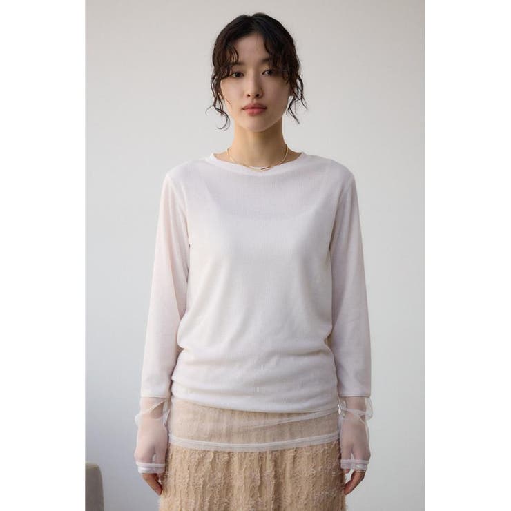 ソデレーステレコトップス | AZUL BY MOUSSY | 詳細画像4 