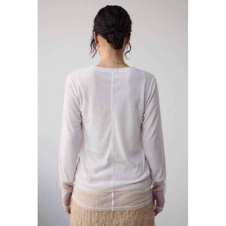 ソデレーステレコトップス | AZUL BY MOUSSY | 詳細画像6 