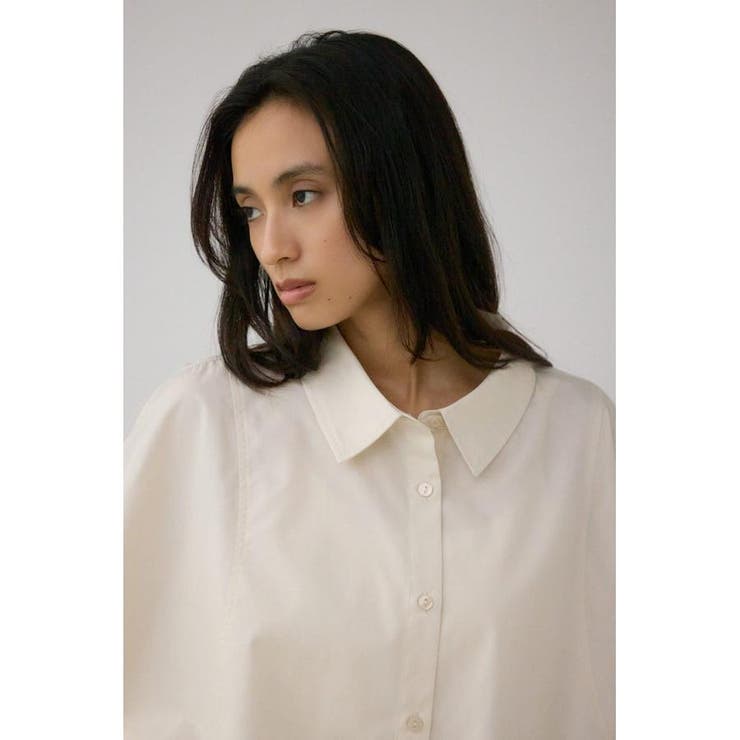 タックヘム長袖コクーンシャツ | AZUL BY MOUSSY | 詳細画像1 