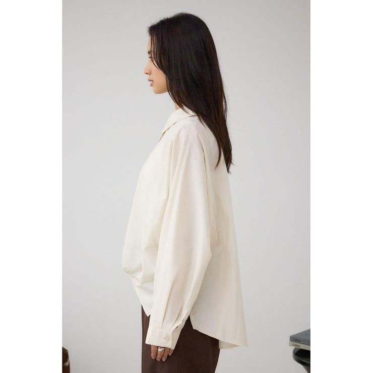 タックヘム長袖コクーンシャツ | AZUL BY MOUSSY | 詳細画像5 