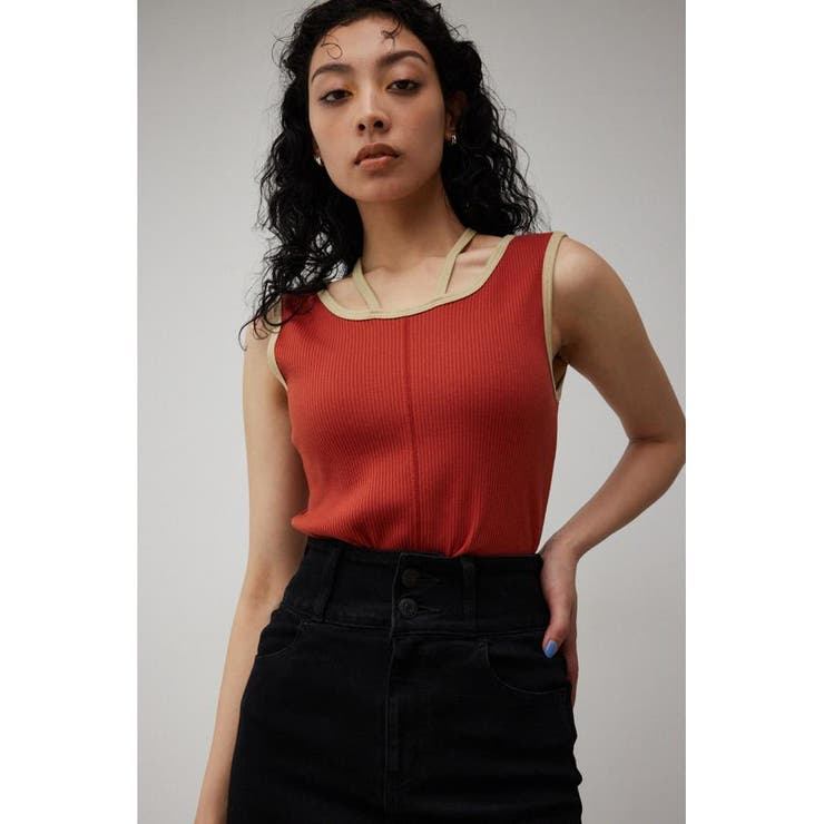 STRING ARRANGEMENT TANK TOP | AZUL BY MOUSSY | 詳細画像23 