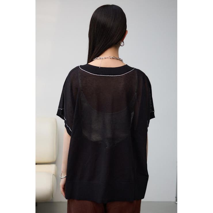 シアーワイドルーズニット | AZUL BY MOUSSY | 詳細画像16 