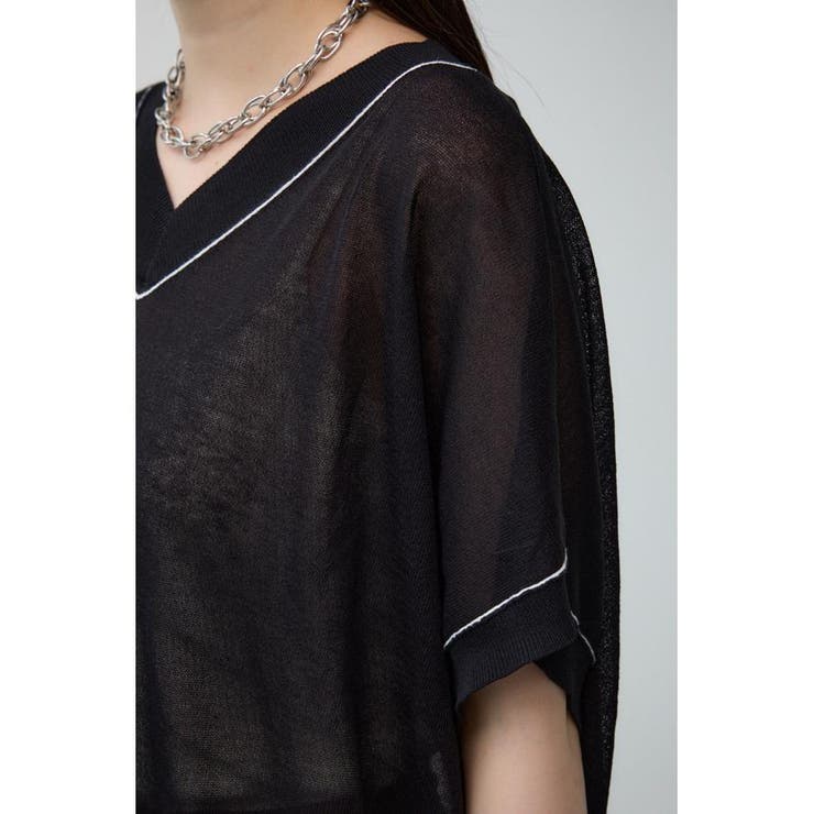 シアーワイドルーズニット | AZUL BY MOUSSY | 詳細画像18 