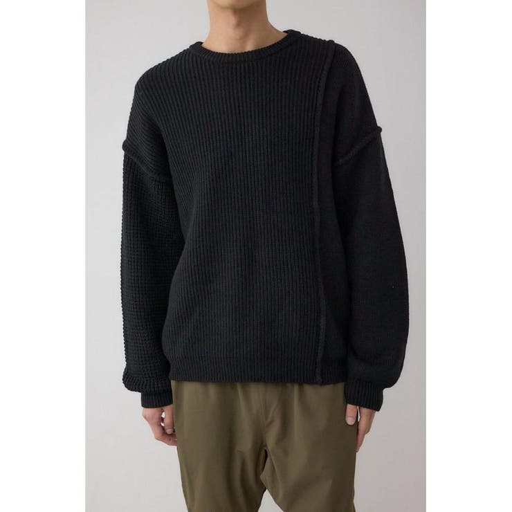 編地ミックスニットトップス | AZUL BY MOUSSY | 詳細画像12 