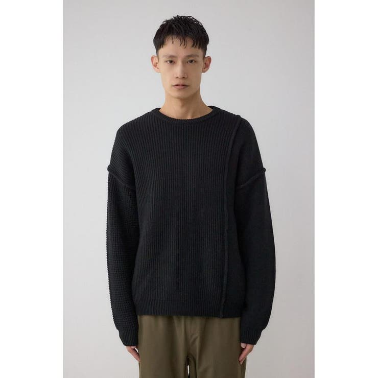 編地ミックスニットトップス | AZUL BY MOUSSY | 詳細画像16 