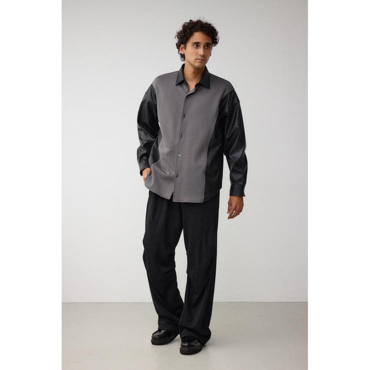 フェイクレザースウィッチングシャツ | AZUL BY MOUSSY | 詳細画像27 