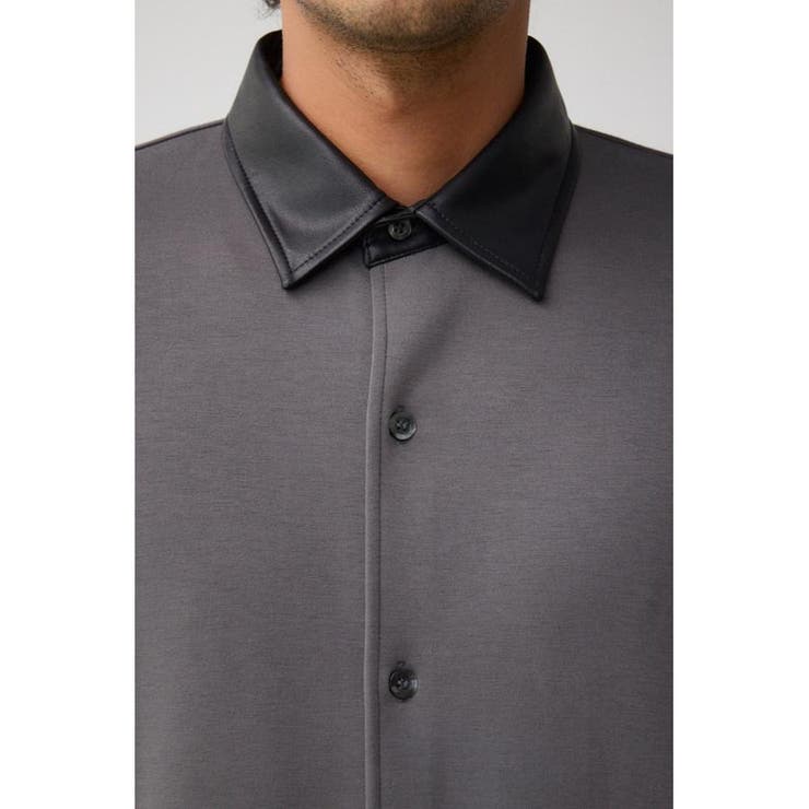 フェイクレザースウィッチングシャツ | AZUL BY MOUSSY | 詳細画像31 