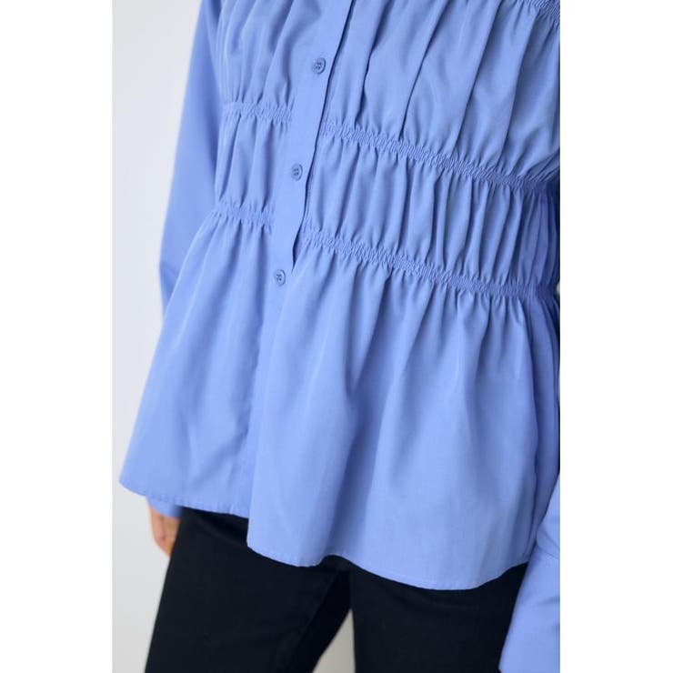 シャーリングデザイン長袖シャツ | AZUL BY MOUSSY | 詳細画像26 