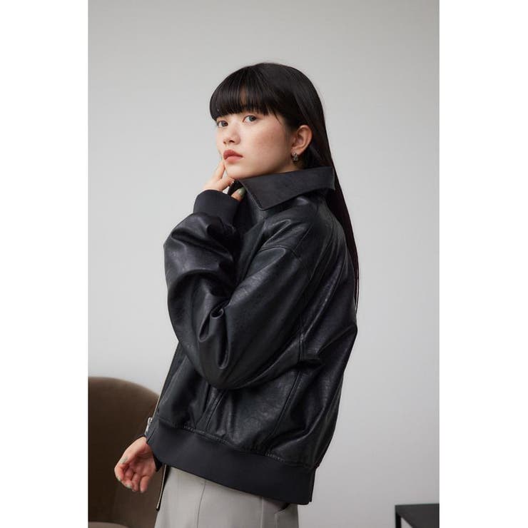 フェイクレザージャケット[品番：AZLW0022659]｜AZUL BY  MOUSSY（アズールバイマウジー）のレディースファッション通販｜SHOPLIST（ショップリスト）