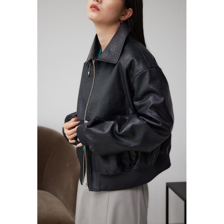 フェイクレザージャケット[品番：AZLW0022659]｜AZUL BY MOUSSY（アズールバイマウジー ）のレディースファッション通販｜SHOPLIST（ショップリスト）