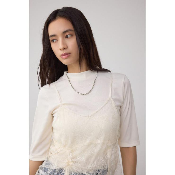 インナーSET ドロストレースキャミソールトップス | AZUL BY MOUSSY | 詳細画像2 