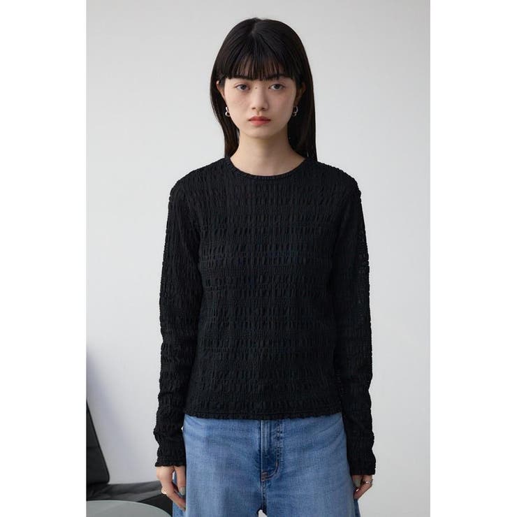 カットレース長袖カットソー | AZUL BY MOUSSY | 詳細画像15 