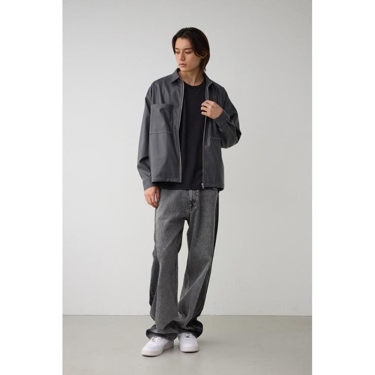 フェイクレザーCPOシャツ | AZUL BY MOUSSY | 詳細画像14 