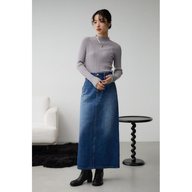 AZUL DENIM ダブルウエストデニムスカート | AZUL BY MOUSSY | 詳細画像15 