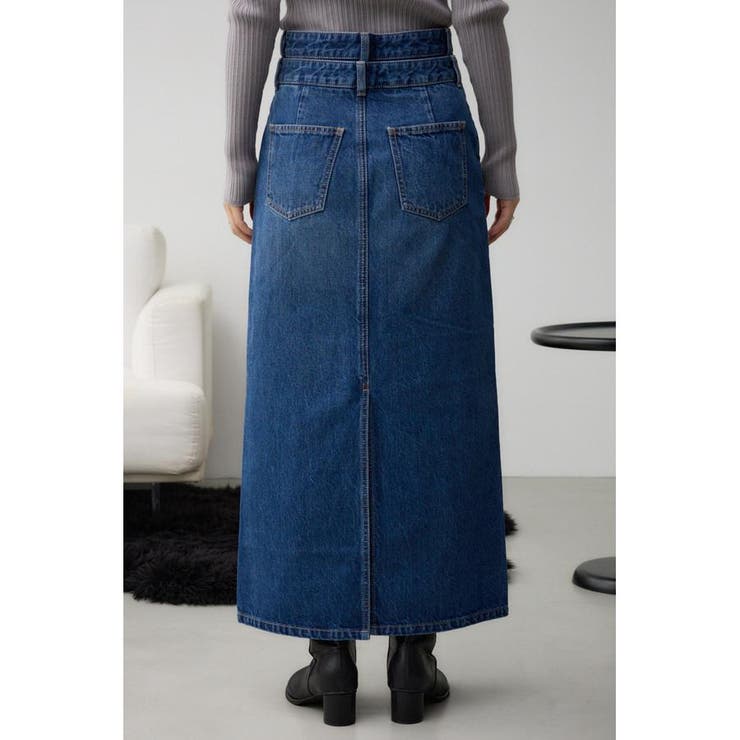 AZUL DENIM ダブルウエストデニムスカート | AZUL BY MOUSSY | 詳細画像18 