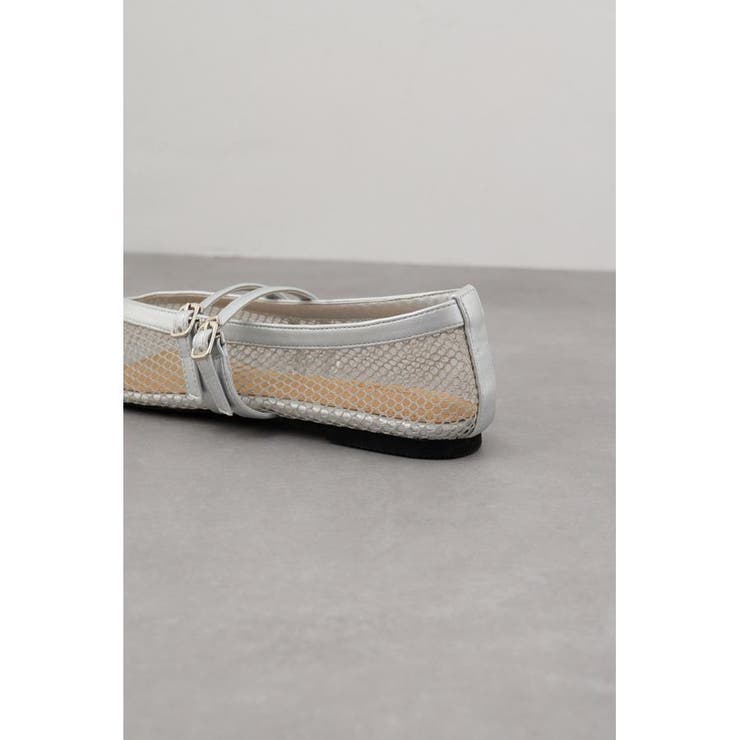 ダブルベルトメッシュフラットパンプス | AZUL BY MOUSSY | 詳細画像18 