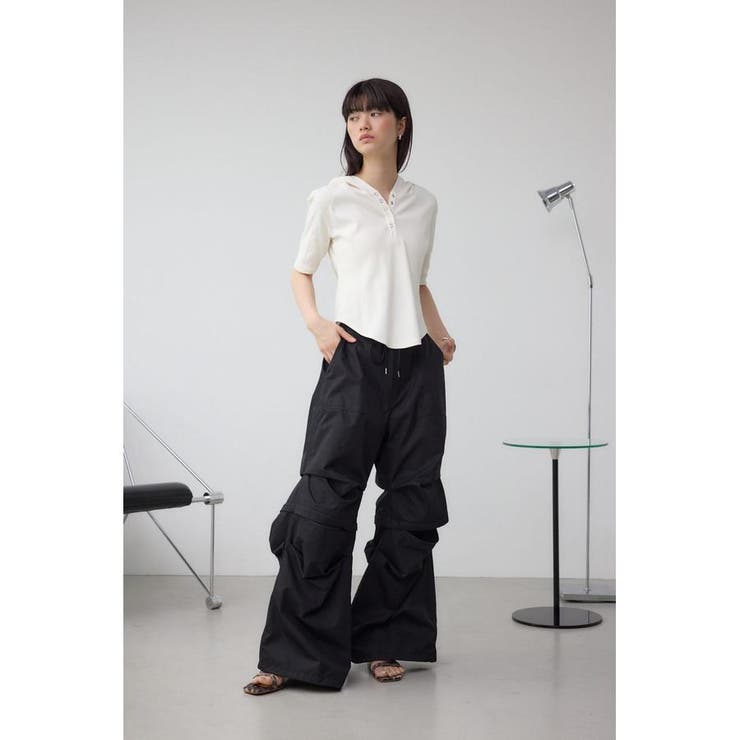 パンツ　その2 AZUL BY MOUSSY | ドロストリングパラシュートパンツ (パンツ