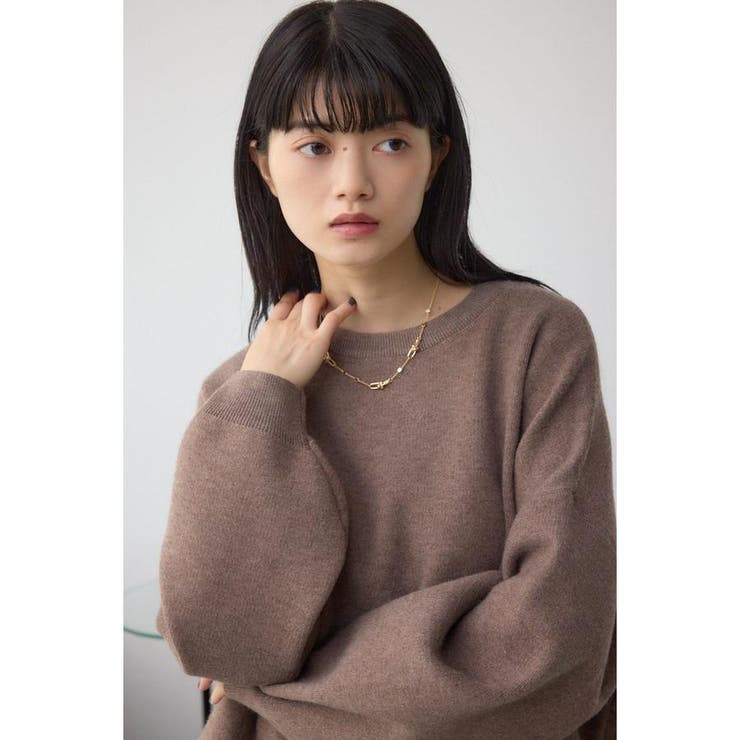 スウェッターニットトップス | AZUL BY MOUSSY | 詳細画像12 