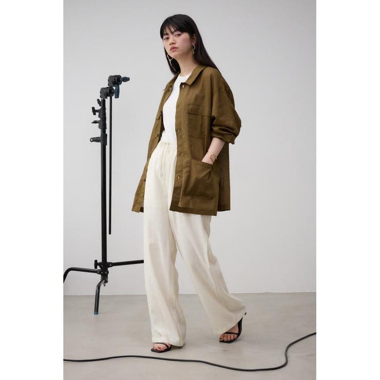 ツイルイージーパンツ | AZUL BY MOUSSY | 詳細画像3 