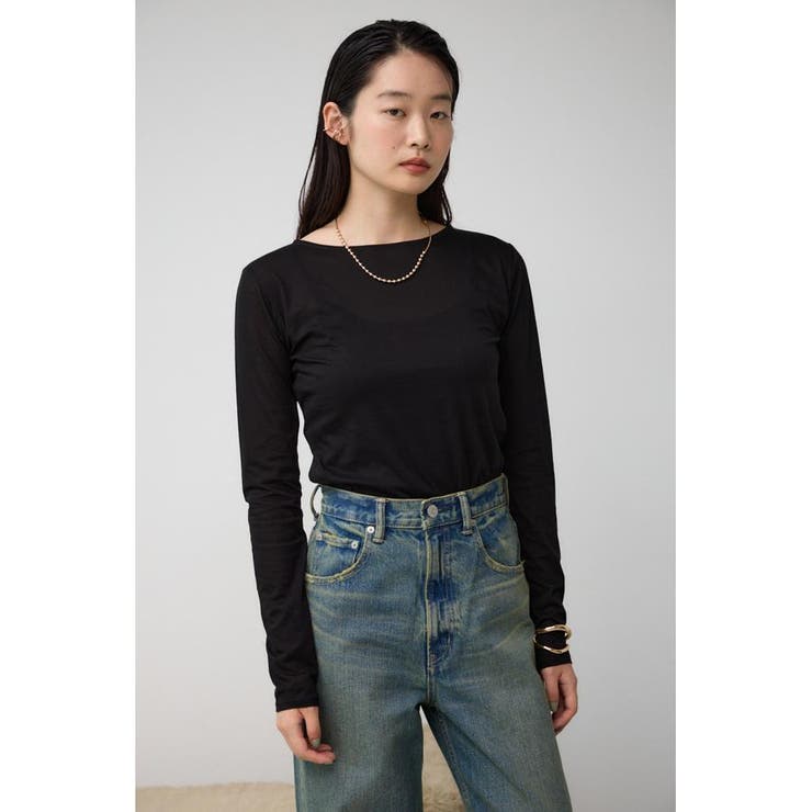 ベーシックシアーカットソー | AZUL BY MOUSSY | 詳細画像12 