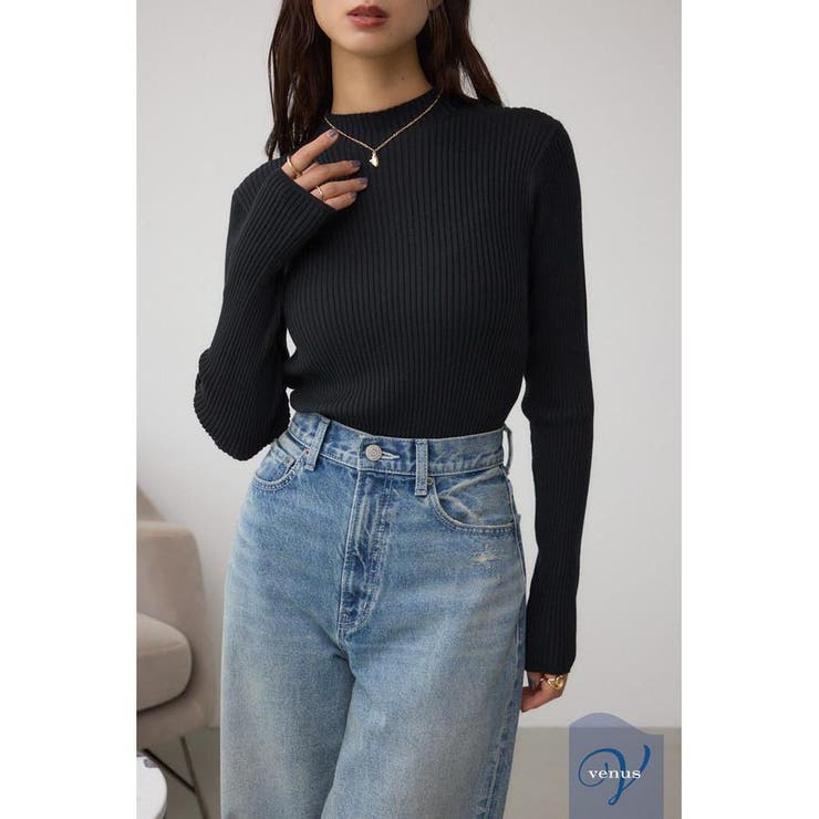 VENUSハイネックリブニット | AZUL BY MOUSSY | 詳細画像12 