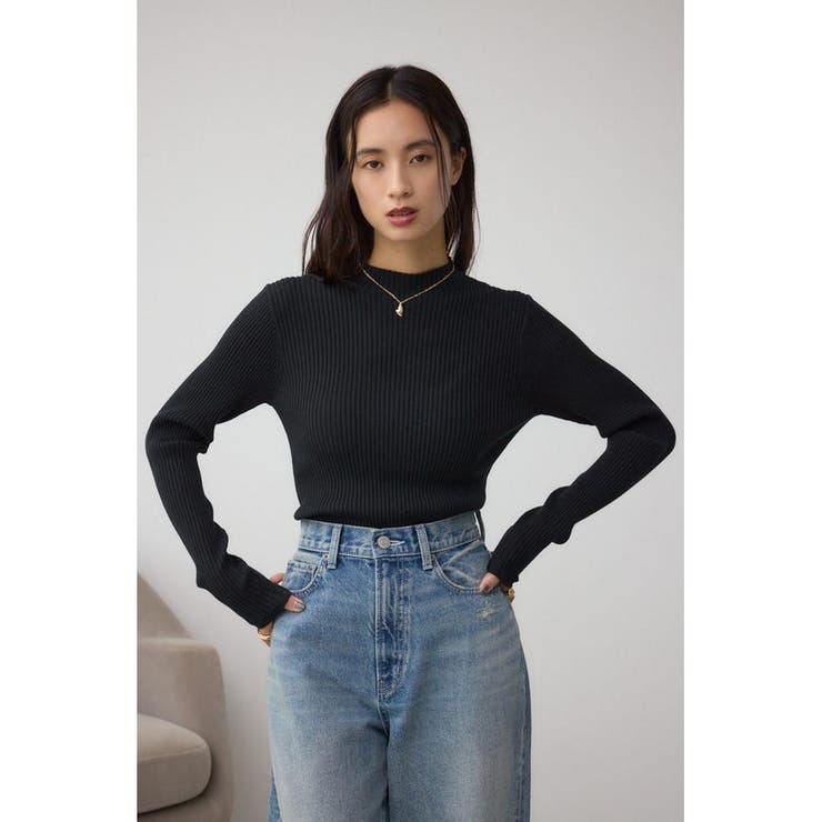 VENUSハイネックリブニット | AZUL BY MOUSSY | 詳細画像14 