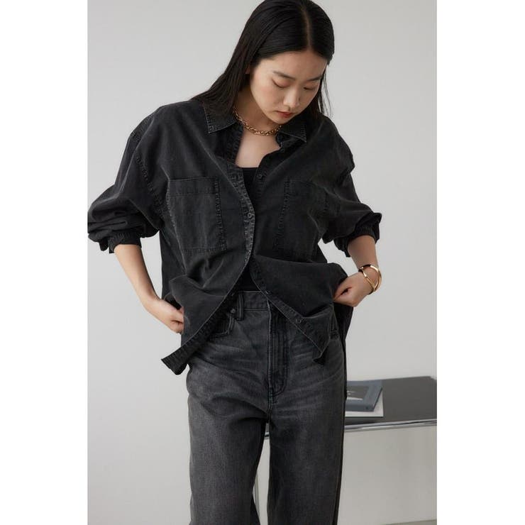 ケミカルウォッシュシャツ | AZUL BY MOUSSY | 詳細画像13 