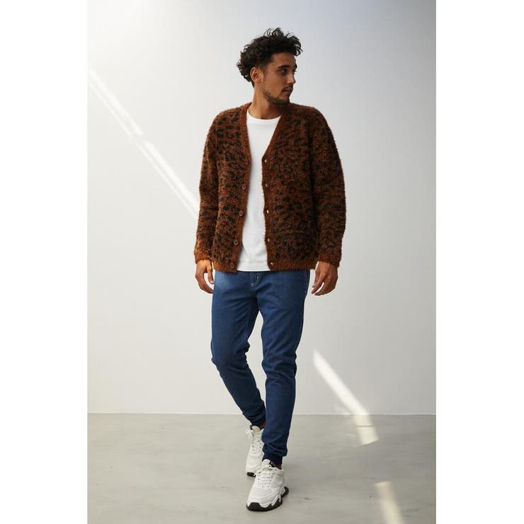 SHAGGY LEOPARD CARDIGAN[品番：AZLW0020339]｜AZUL BY MOUSSY
