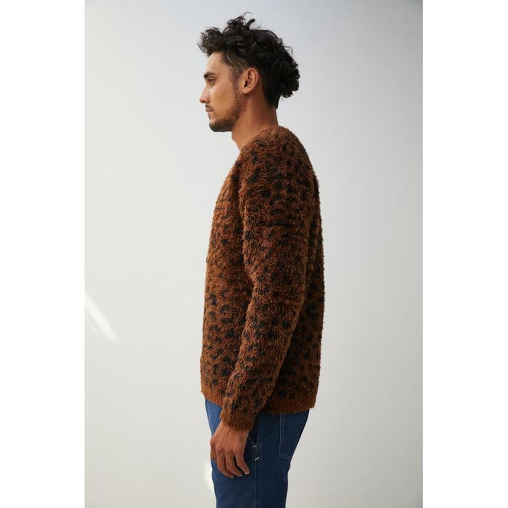 SHAGGY LEOPARD CARDIGAN[品番：AZLW0020339]｜AZUL BY MOUSSY