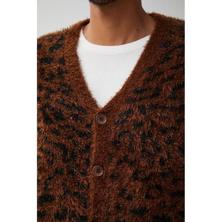 SHAGGY LEOPARD CARDIGAN[品番：AZLW0020339]｜AZUL BY MOUSSY