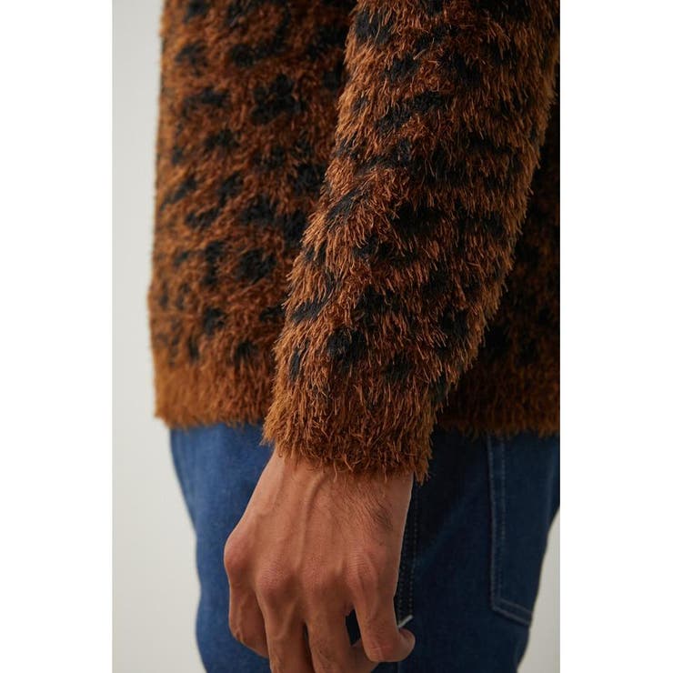SHAGGY LEOPARD CARDIGAN[品番：AZLW0020339]｜AZUL BY MOUSSY
