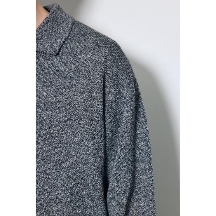 リネンミックススキッパーポロシャツ | AZUL BY MOUSSY | 詳細画像9 