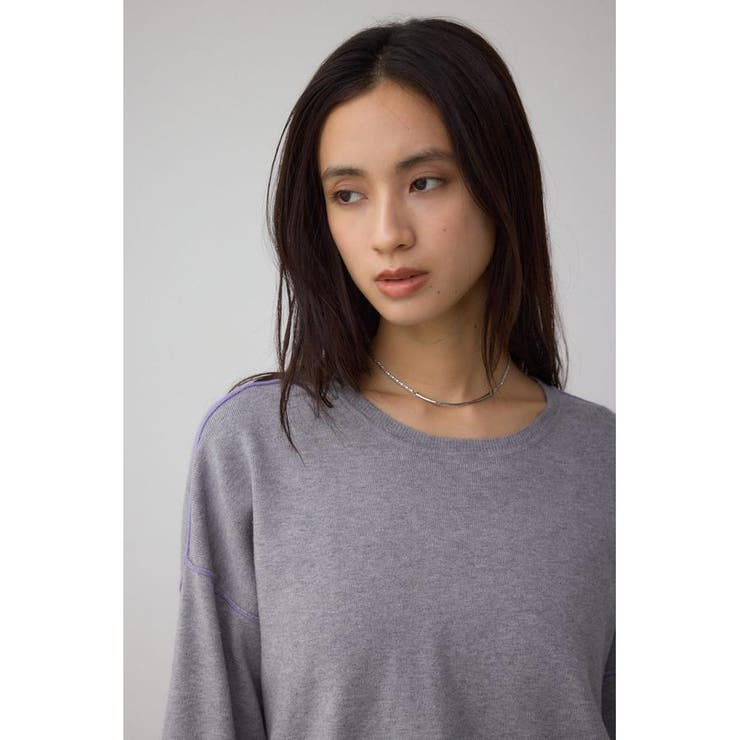 バイカラーカフニット | AZUL BY MOUSSY | 詳細画像22 