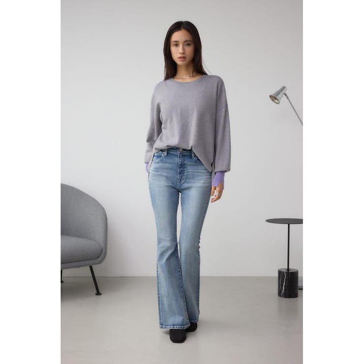 バイカラーカフニット | AZUL BY MOUSSY | 詳細画像24 