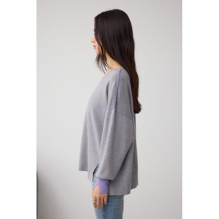 バイカラーカフニット | AZUL BY MOUSSY | 詳細画像26 