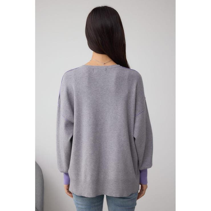 バイカラーカフニット | AZUL BY MOUSSY | 詳細画像27 