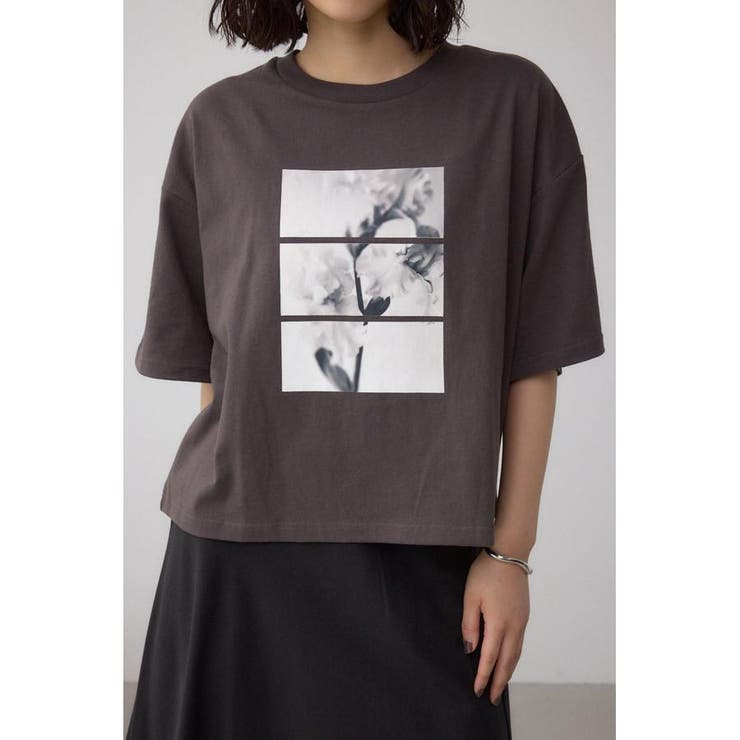 フラワーフォトTシャツ | AZUL BY MOUSSY | 詳細画像22 