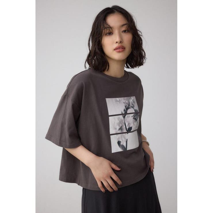 フラワーフォトTシャツ | AZUL BY MOUSSY | 詳細画像23 