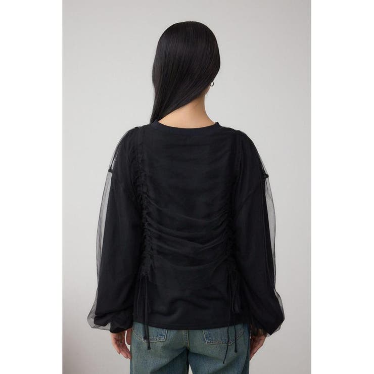 チュールレイヤードトップス | AZUL BY MOUSSY | 詳細画像17 