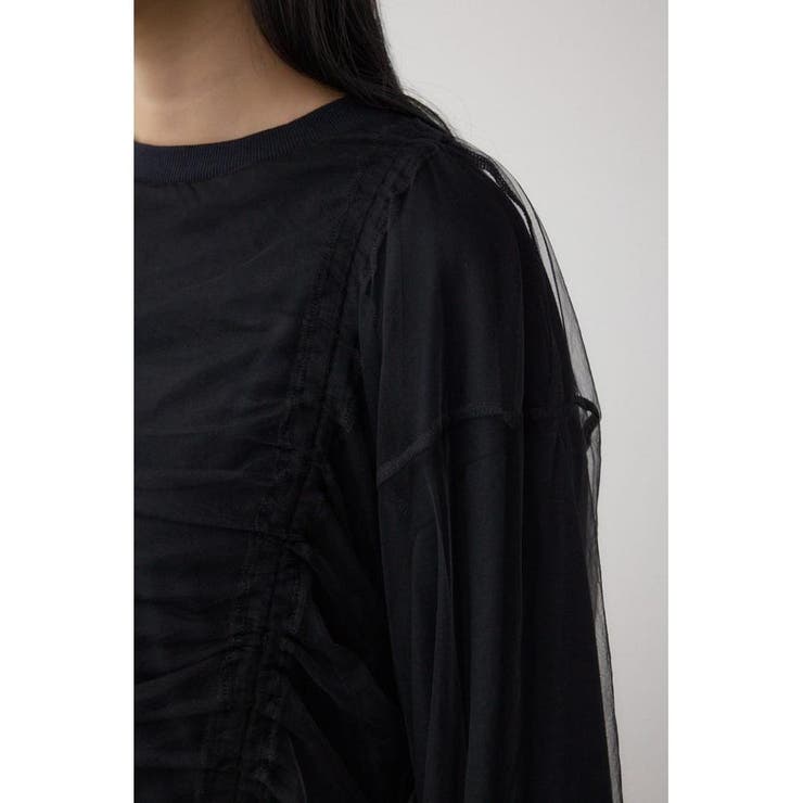 チュールレイヤードトップス | AZUL BY MOUSSY | 詳細画像19 