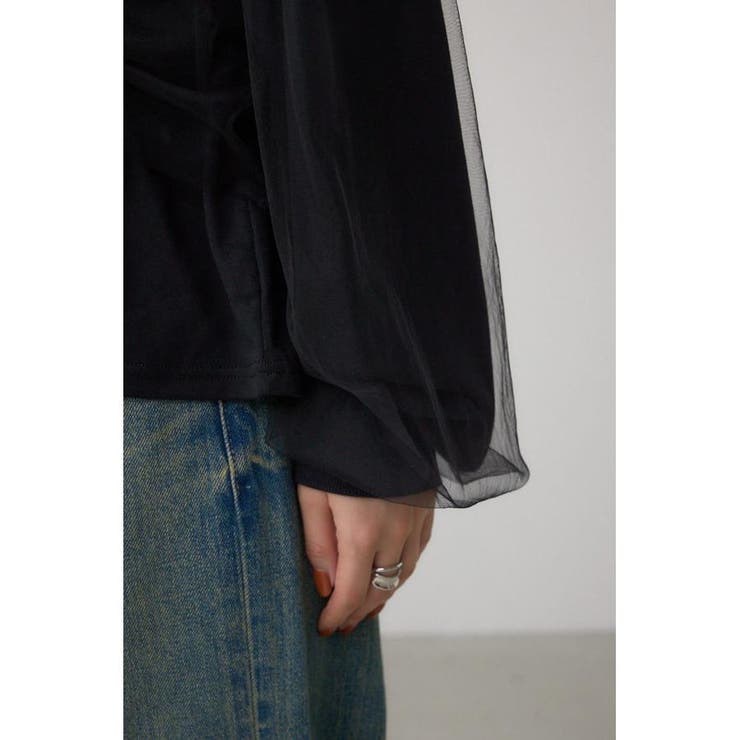 チュールレイヤードトップス | AZUL BY MOUSSY | 詳細画像20 