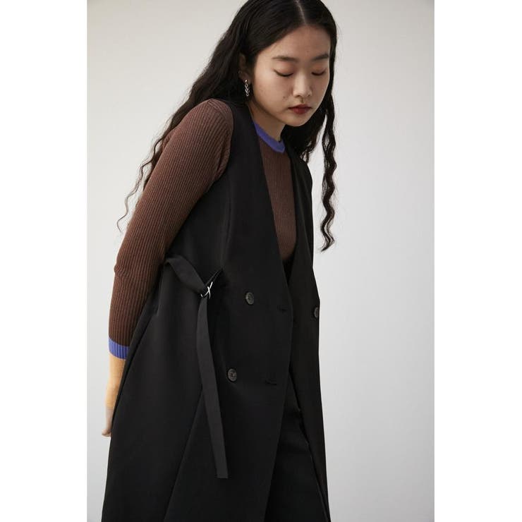 VENUS LONG GILET | AZUL BY MOUSSY | 詳細画像2 